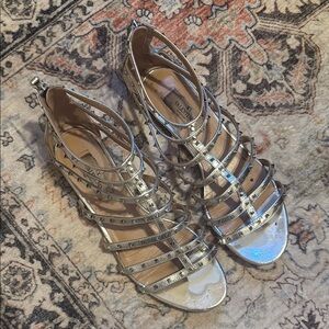 Valentino Rockstud Caged Sandals